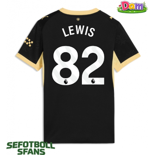 Manchester City Rico Lewis #82 Bortatröja Kvinnor 2026-27 Kortärmad